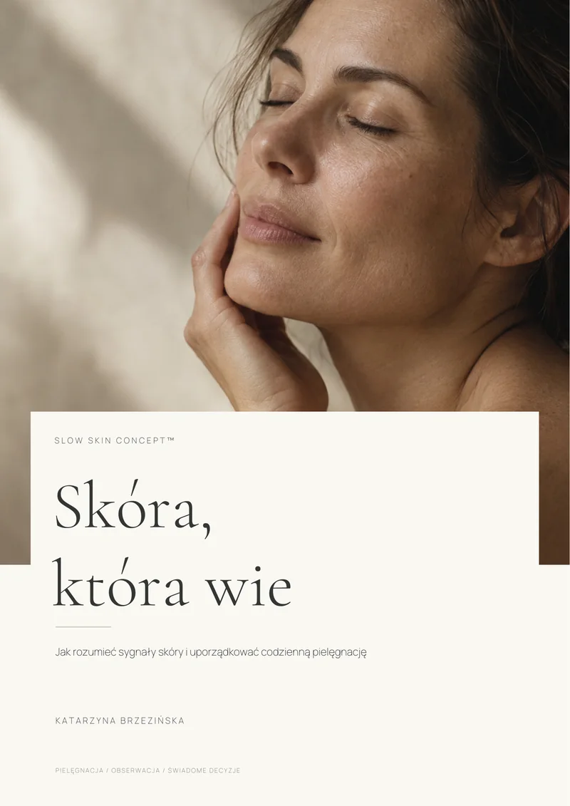 Okładka ebooka „Skóra, która wie” Katarzyny Brzezińskiej.