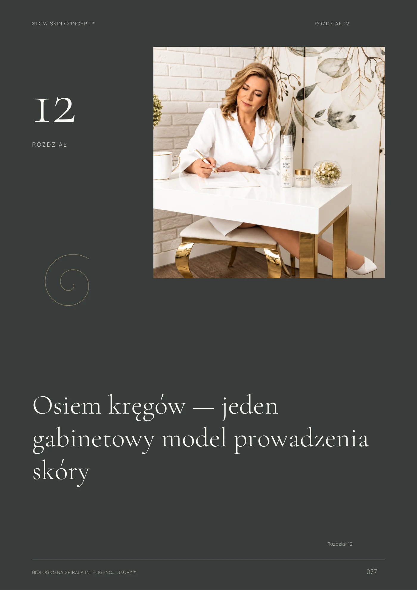 Jeden model prowadzenia skóry — strona 77 ebooka Biologiczna Spirala Inteligencji Skóry™